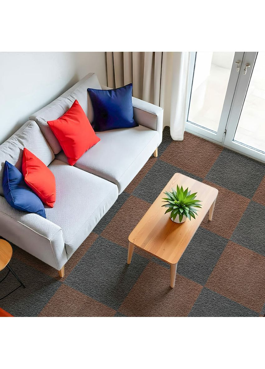 Плитка під ковролін без клейового шару 500х500х3мм SW-00002710 Sticker Wall (370441261)