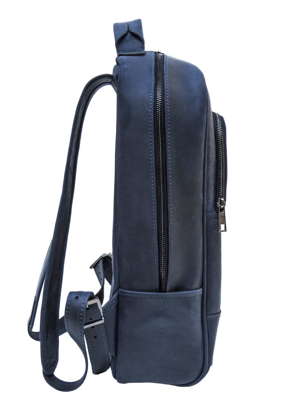 Синій чоловічий шкіряний рюкзак з вінтажній шкіри N1003KB Newery (303830670)
