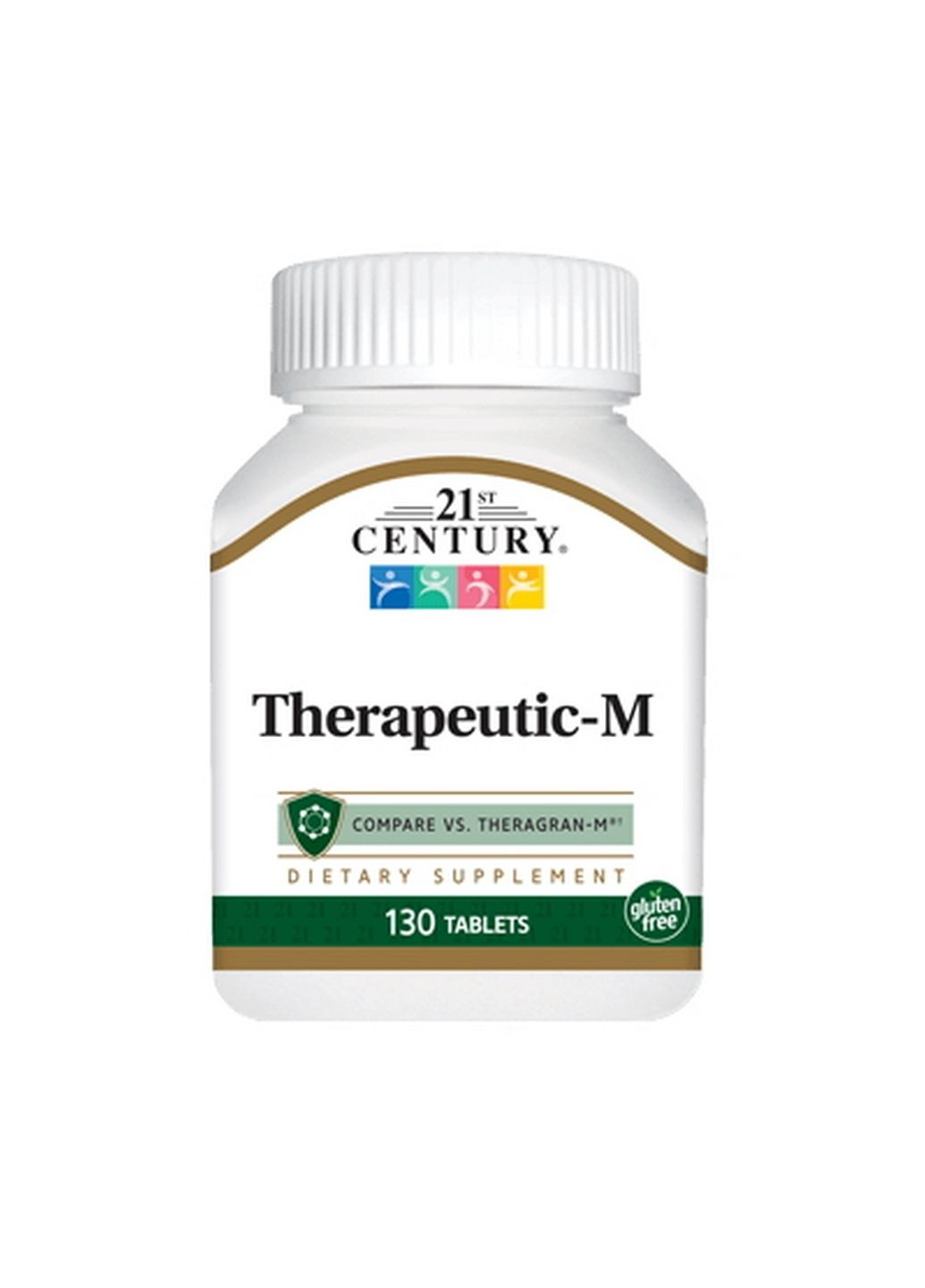 Витамины и минералы Therapeutic-M, 130 таблеток 21st Century (293342378)