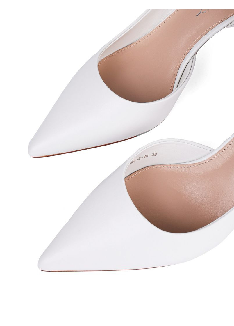 MiaMay Женские Туфли HS2408-3-16 Белая Кожа белый з, португалия — демисезон (330179972)