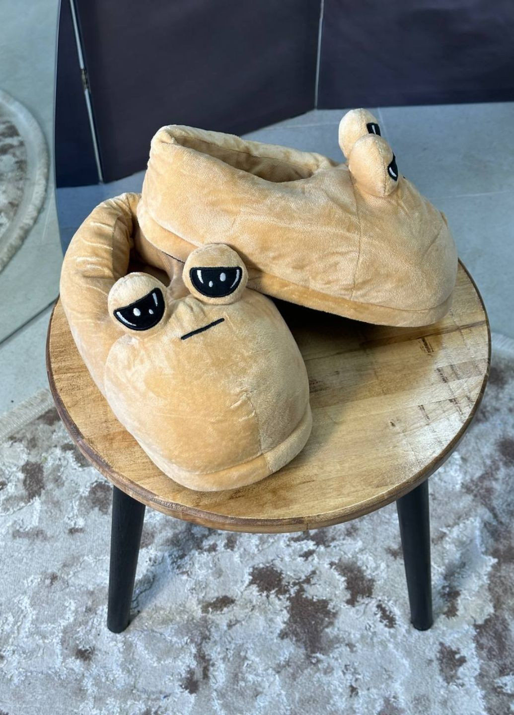 Чоловічі плюшеві капці Поу з антиковзною підошвою My Kigu (368156599)