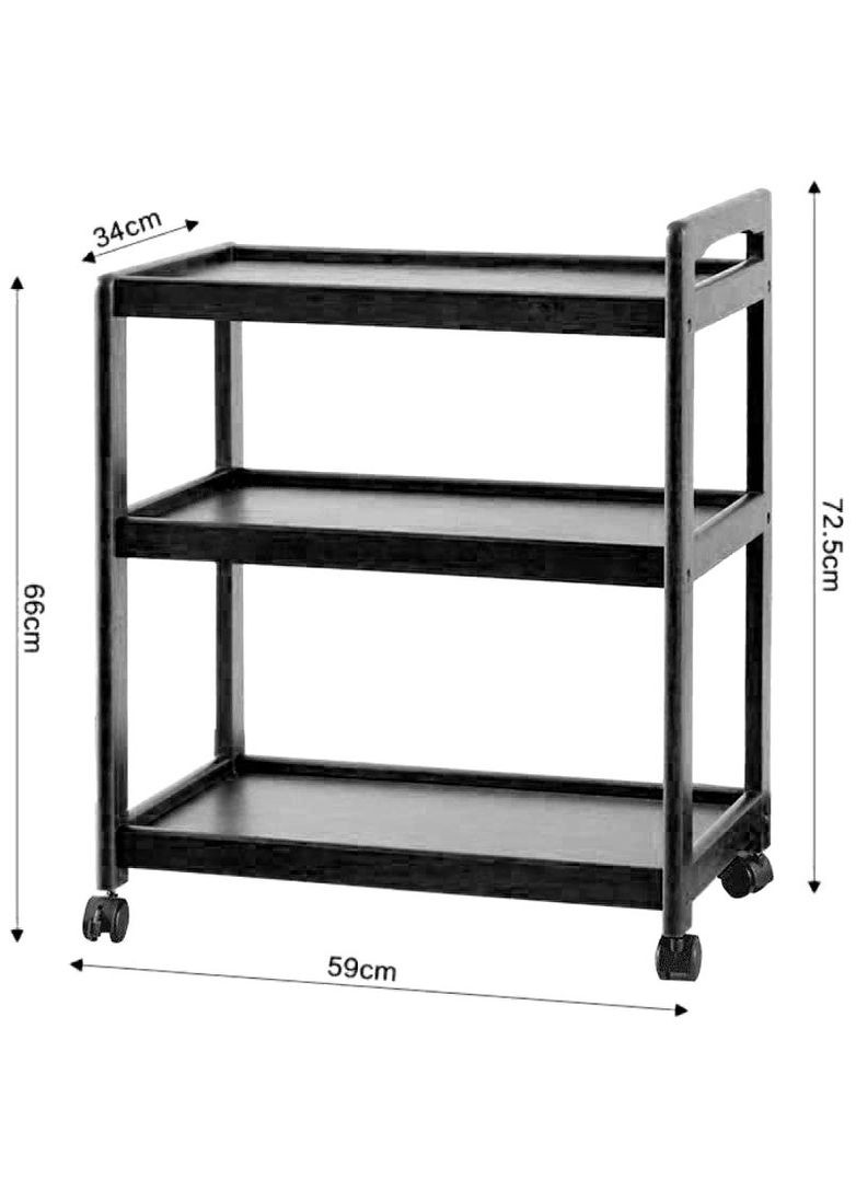 Сервировочный столик из дерева Фредерисия капучино (ЭТК-001009) No Brand (327846494)