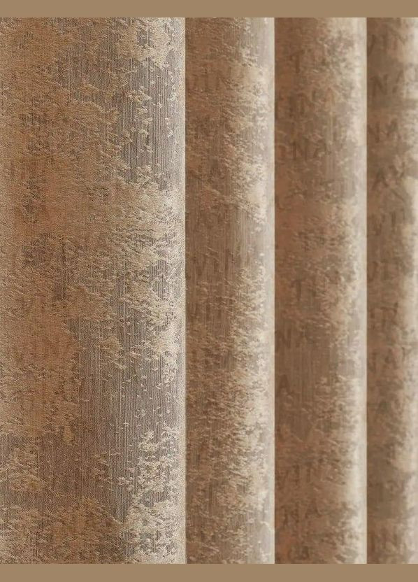 Набор шторы для спальни мраморные жаккард 300x270 см (Е101101B-42) No Brand (306634093)