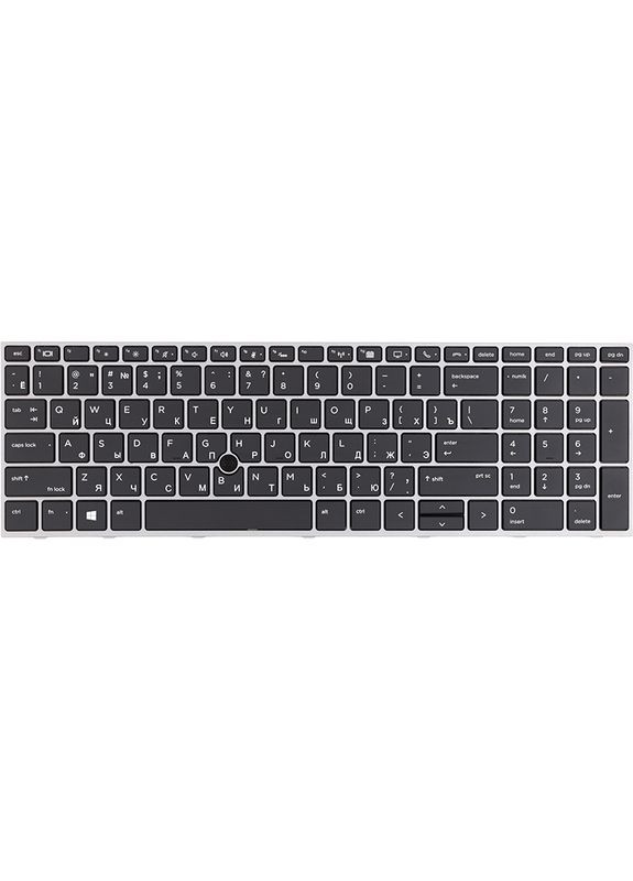 Клавіатура для ноутбука HP Zbook 15 G5 чорна, без фрейму, підсвітка PowerPlant (314930939)