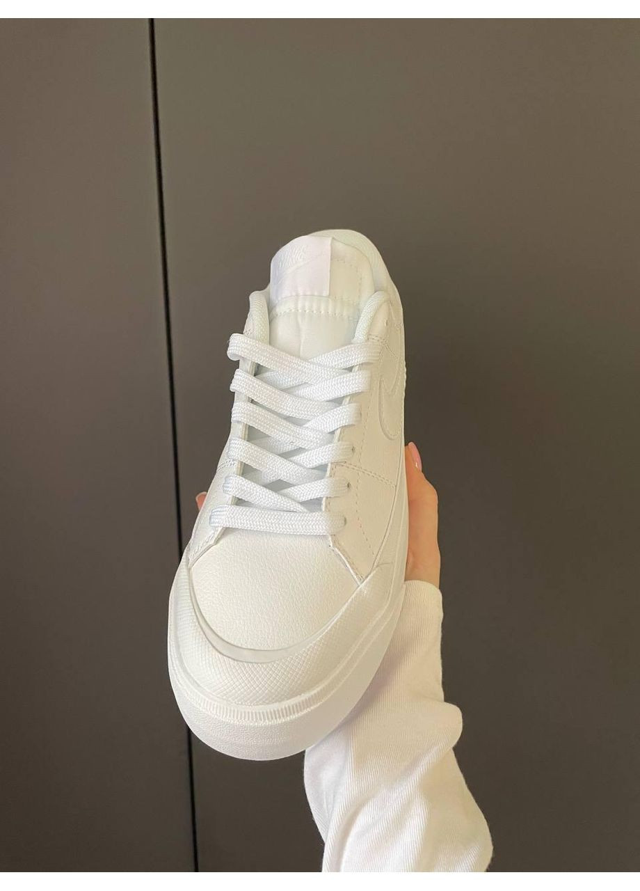 Білі Осінні кросівки чоловічі nike court legacy white найк коурт легасі No Brand