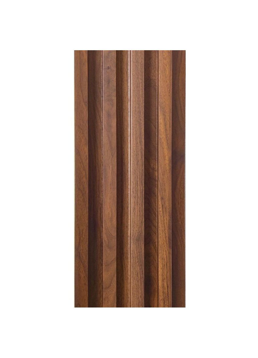 Декоративна стінова рейка каштан 3000*160*23мм (D) 3DPanda-1536 Sticker Wall (323155013)