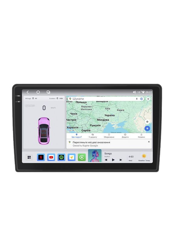 Магнітола для Mercedes-Benz CLK-Клас II (W209) 2002-2005г 9" 4/64 QLED CarPlay 4G Wi-Fi 360 Prime 5 шт. Lesko (336196243)