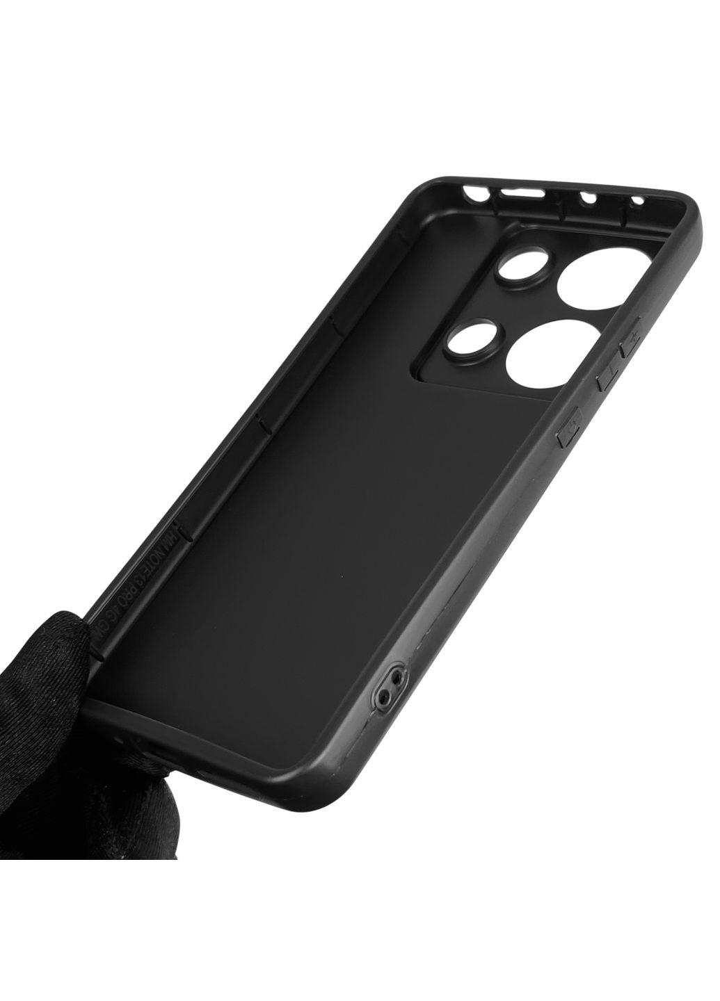 Чехол силиконовый Soft Touch для Poco M6 Pro 4G черный (Полная защита камеры) Xiaomi (366389783)