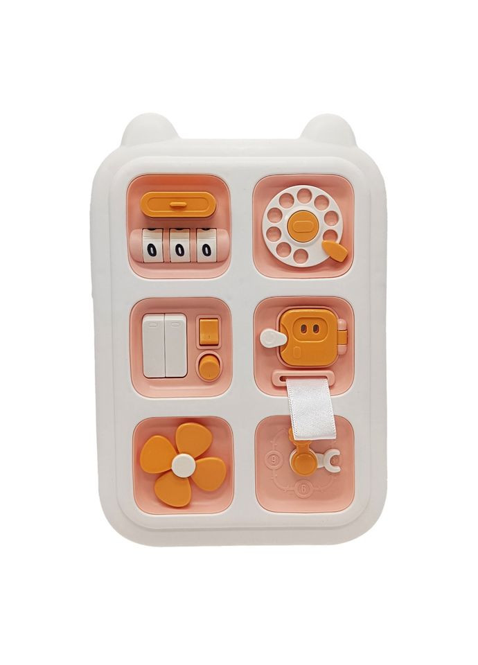 Бізіборд для розвитку дрібної моторики YL1055A чудовий ігровий процес Помаранчевий Bambi (309160974)