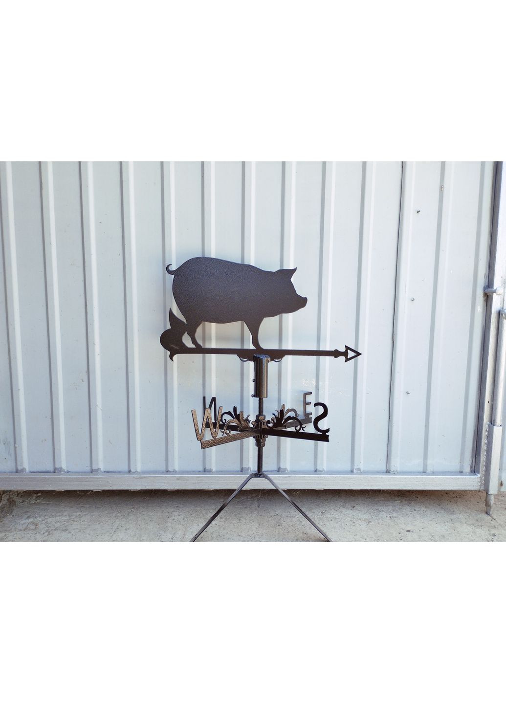 Флюгер на дом Свинья, флюгер на крышу из металла 2 мм. No Brand (368896805)