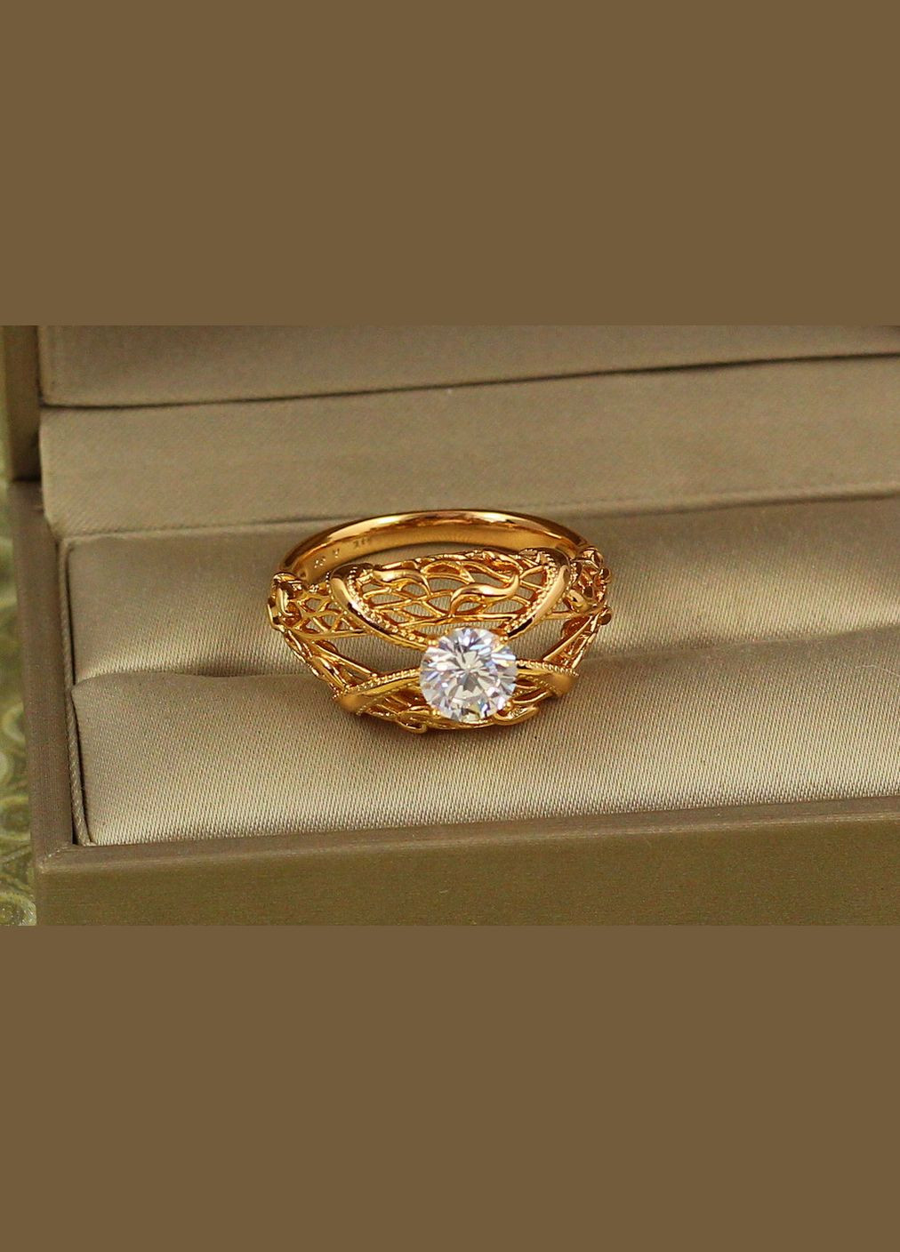 Кільце гротеск р золотисте Xuping Jewelry (347317278)