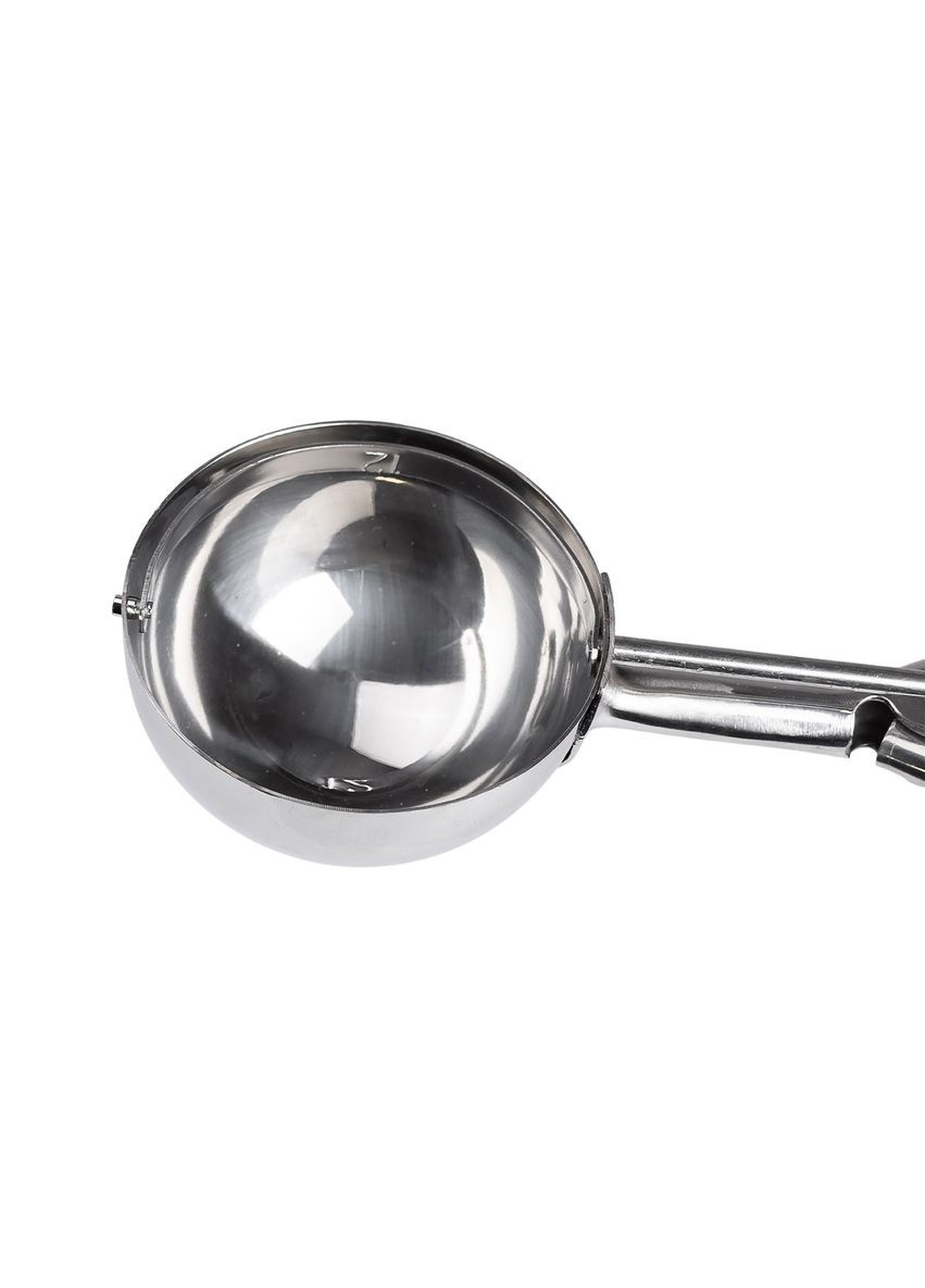 Кругла ложка для морозива з нержавіючої сталі 22х6,5 см для кафе та будинку формувальник десертів ProDobro (364192334)