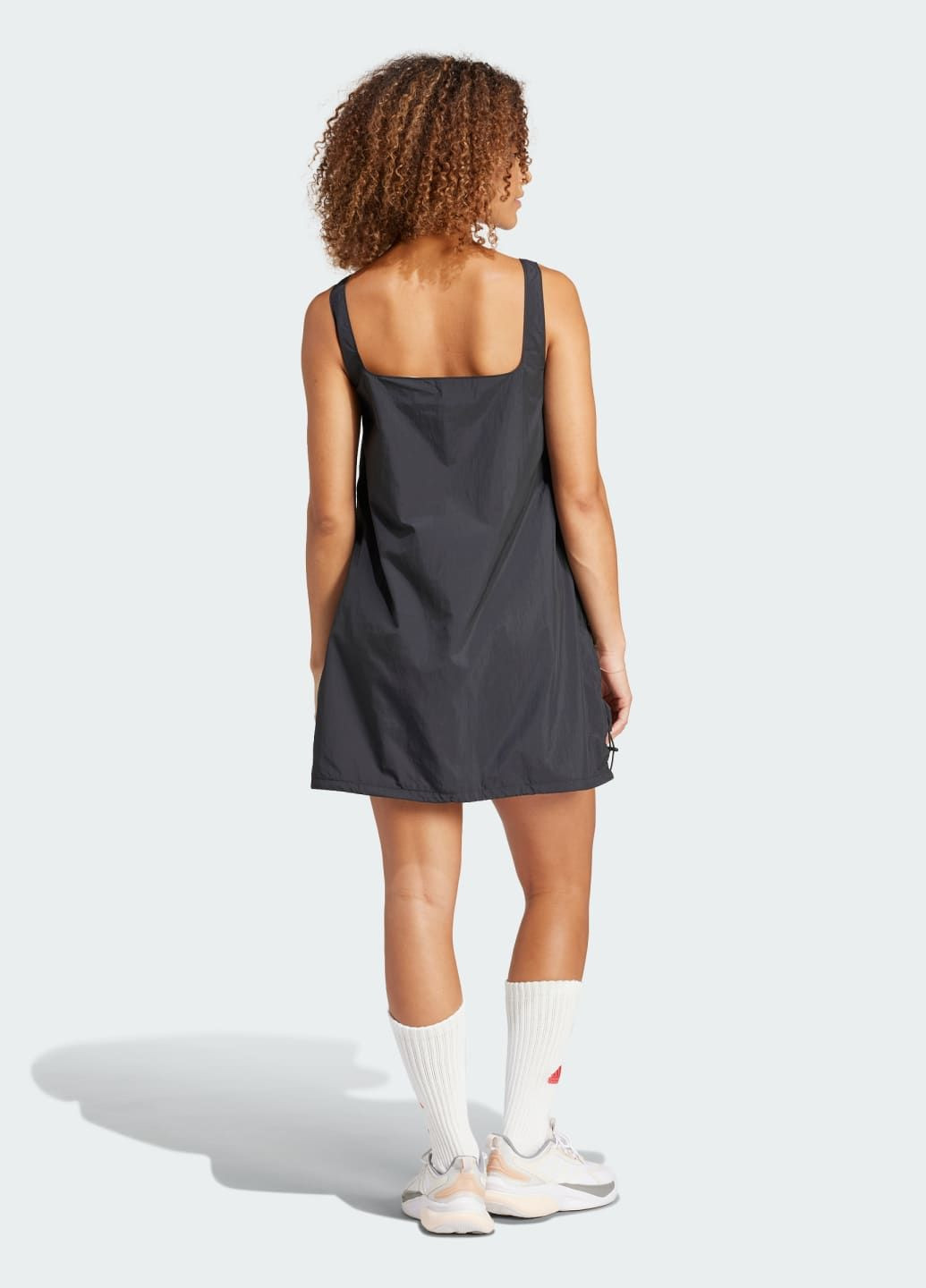 Черное спортивное платье city escape summer adidas с логотипом