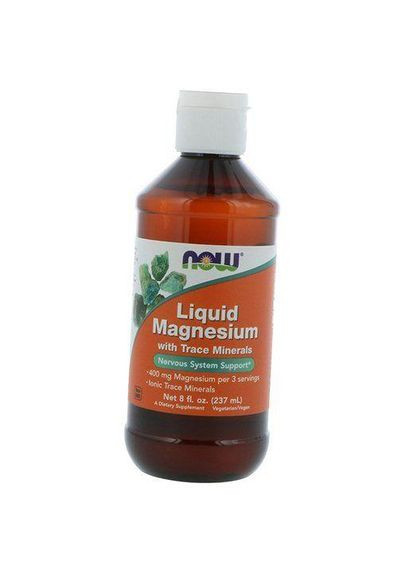 Рідкий Магній з мікроелементами, Liquid Magnesium, 237мл (36128387) Now Foods (304765148)