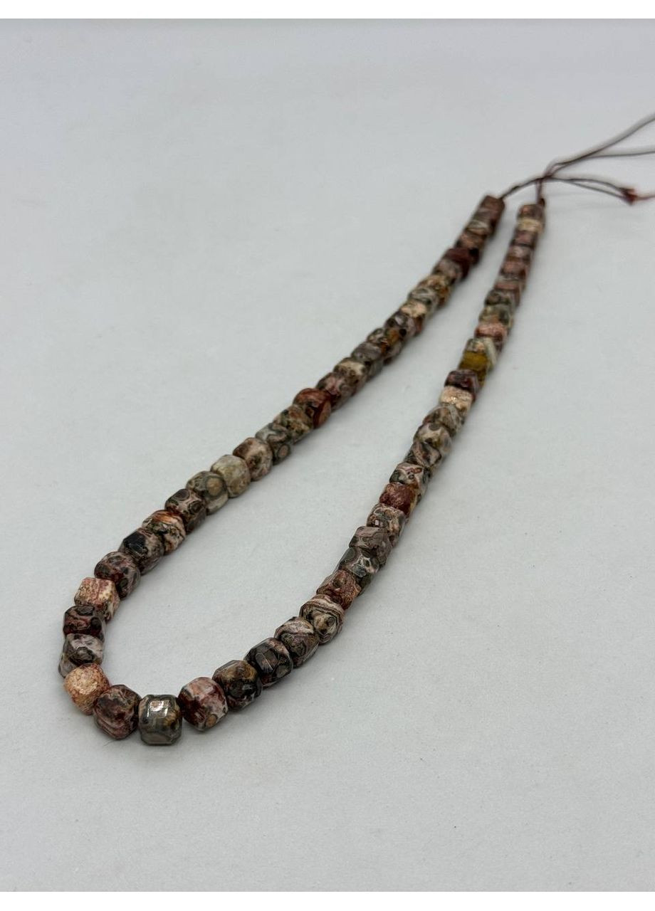 Яшма на нитці без застібки 8*8 мм 40 см Комбінований No Brand (372468058)