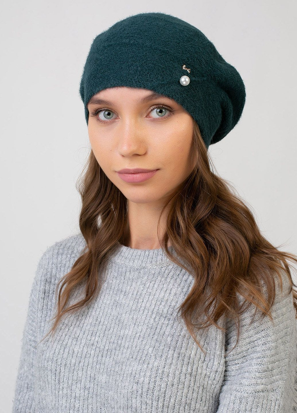 Ангоровый берет Парижанка 551073 DeMari (304039543)