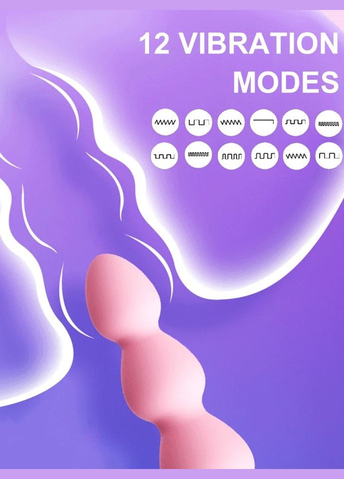 Анальна Пробка З Вібрацією, масажер простати No Brand (316657758)