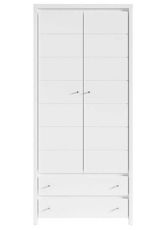 Шкаф SZF2D2S Кристина 90х55.5х200.5 см Глянец Белый БРВ-Україна (301840697)