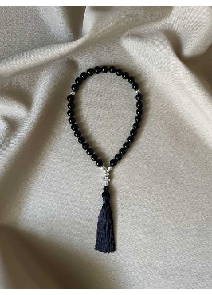 Чотки з чорного агату 5338 LeBijou (367580242)