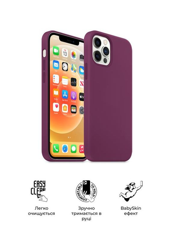 Чехол-накладка Icon2 для iPhone 12 Pro Max Plum (ARM60575) ArmorStandart (370621386)