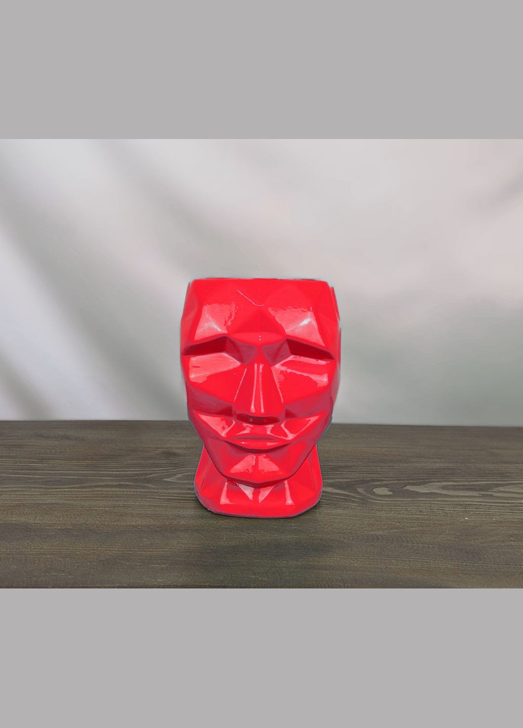 Ваза Nana Ceramics Кай глянець червоний 19 см No Brand (333684880)