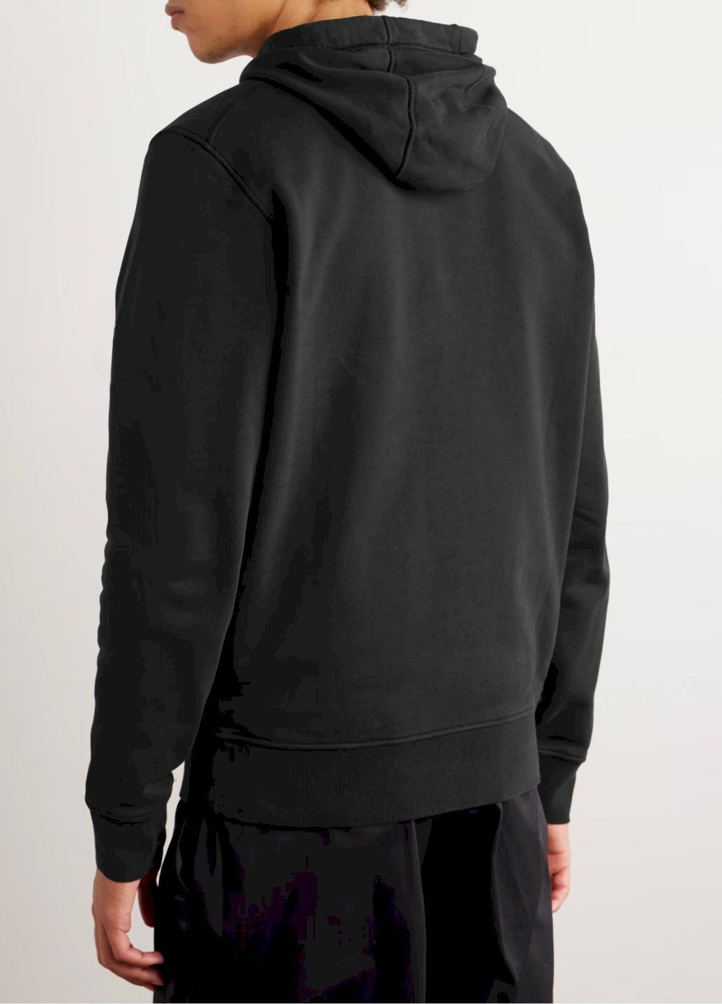 Черный худи мужская черная с флисом YAPPI рисунок (305003953)