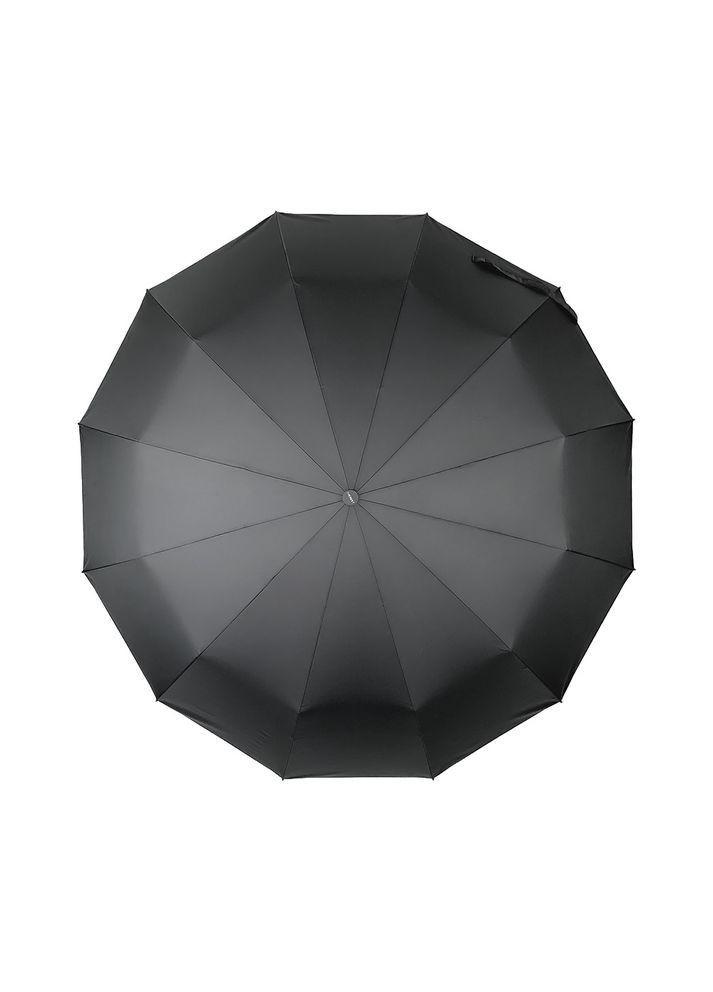 Чёрный зонт мужской thebest 143 полный автомат черный антиветер средний (365263780)