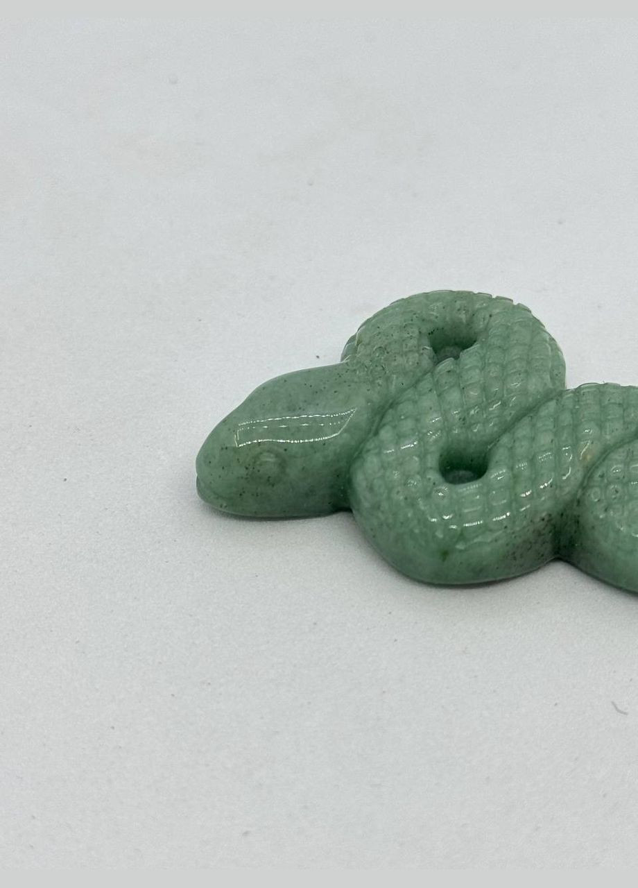 Змія з авантюрину 50*35*8 мм Зелений No Brand (337510805)