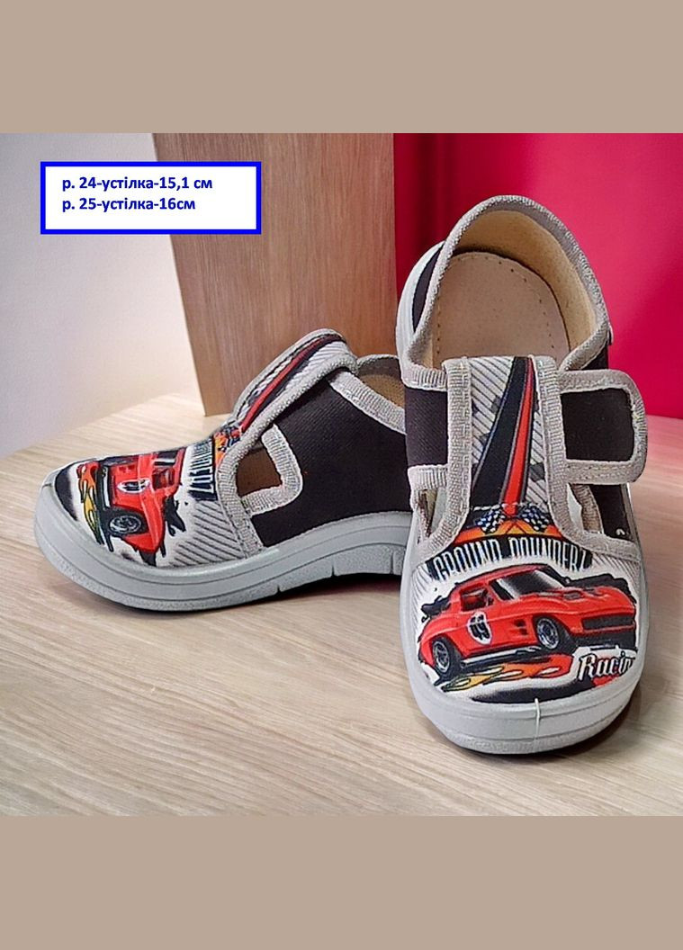Ортопедичні тапочки на липучці капчики для хлопчика змінне взуття в садок змінка Валді Waldi (341277506)