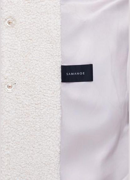 Дубленка 1364-2M-C Молоко 21ADS12117 #Printed SAM MK Samange (313105503)