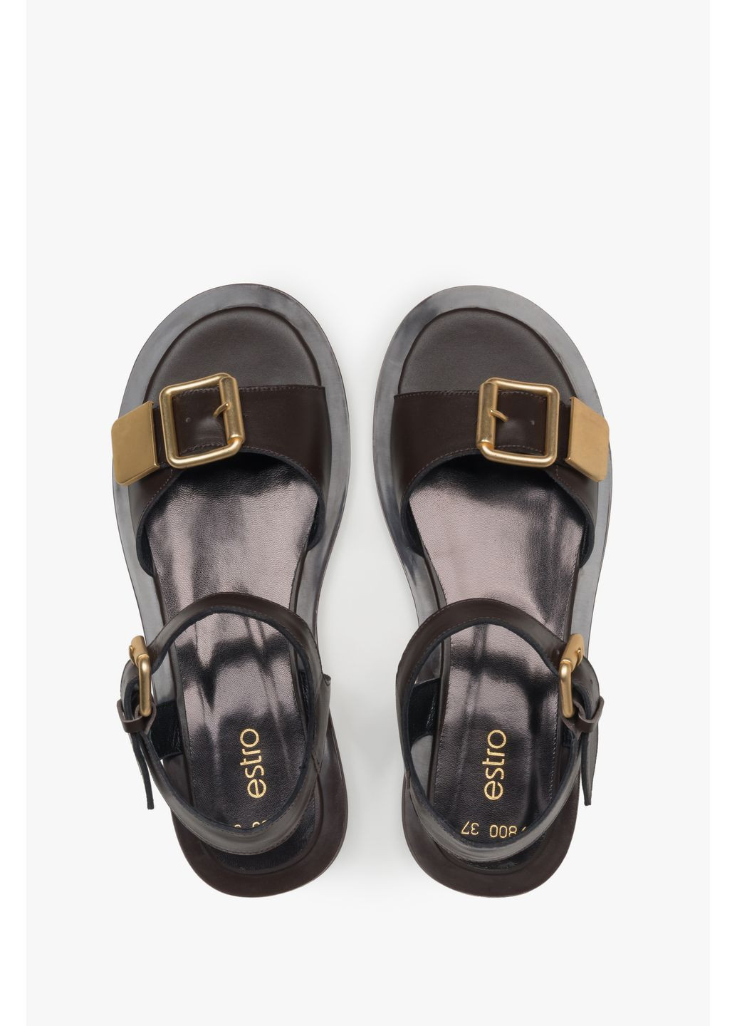 сандалии, цвет коричневый Estro
