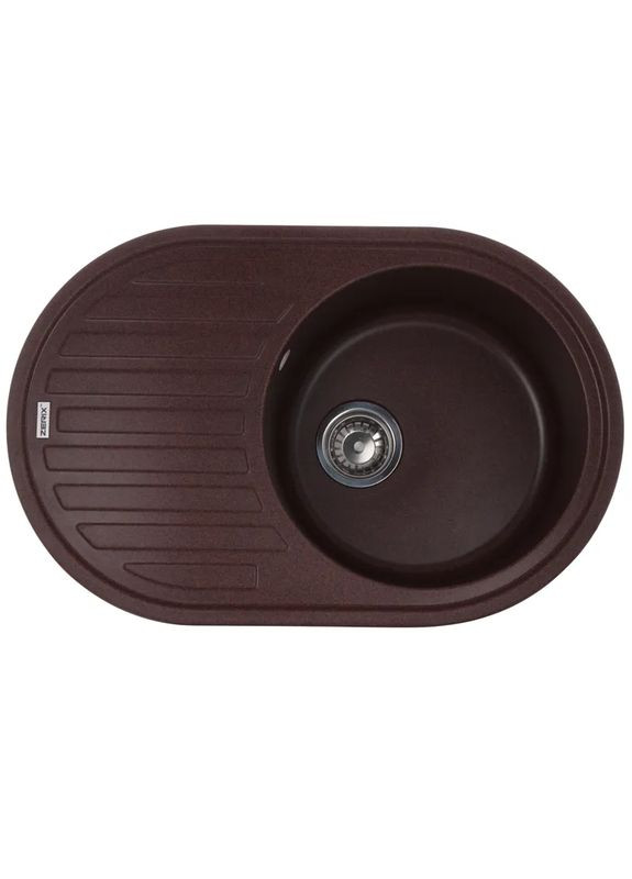 Майка кухонная ZS7750R-12 Коричневая (ZX4560) Zerix (315442726)