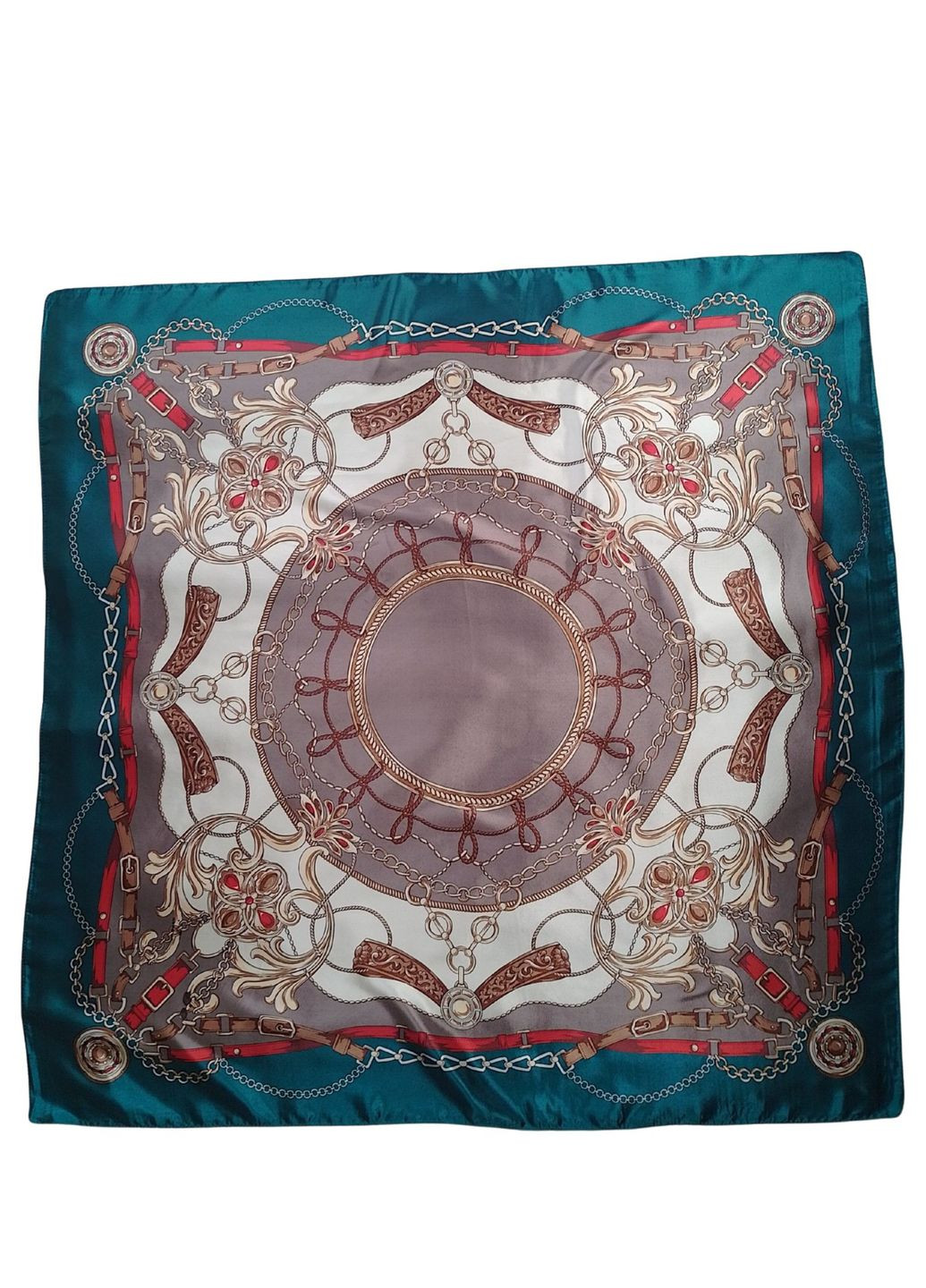 Шелковый платок Абстракция с цепочками JAGO (290561702)