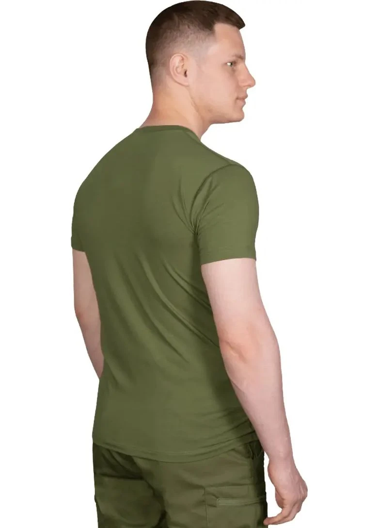 Зеленая футболка modal logo green Camotec