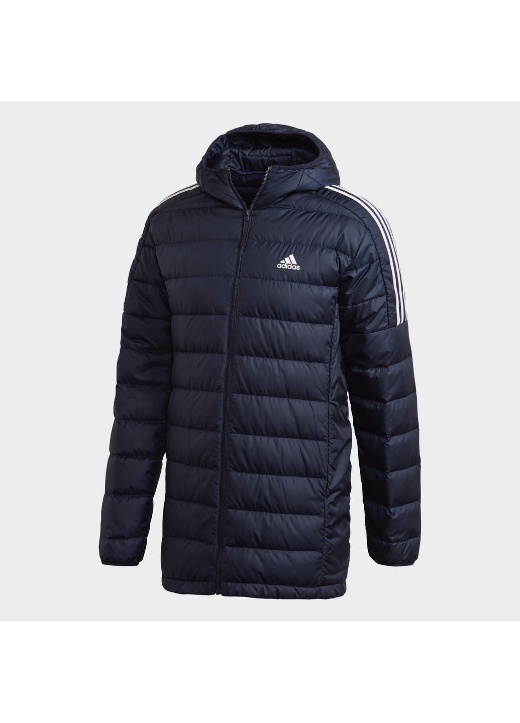 Синий Пуховик adidas