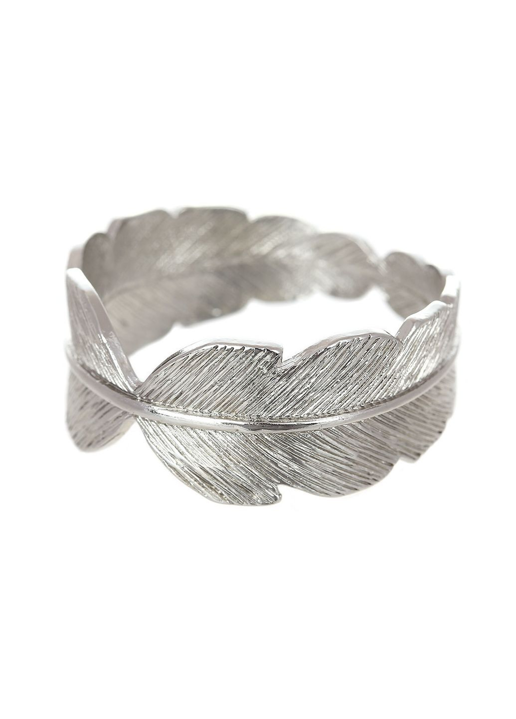 Металеве кільце для серветок Лист D4.5*2 см срібло 992-344 BonaDi (342109722)
