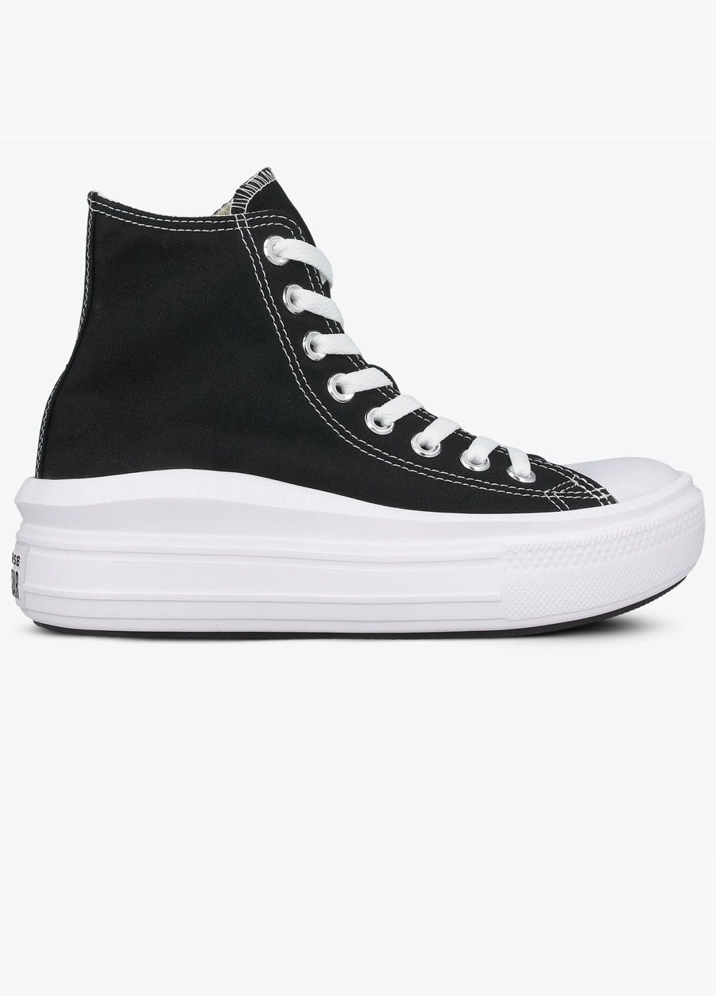Кеды женские Chuck Taylor All Star Move Black 568497C Converse чёрные (333652249)