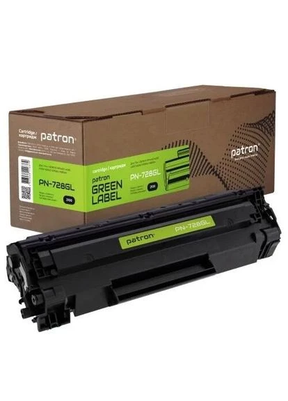 Картридж Canon 728,, MF4410/4430/4450/4550/4570/4580, 2100 стор, Green (PN-728GL) 000-CT-CAN-728-PN-GL Patron (395352256)