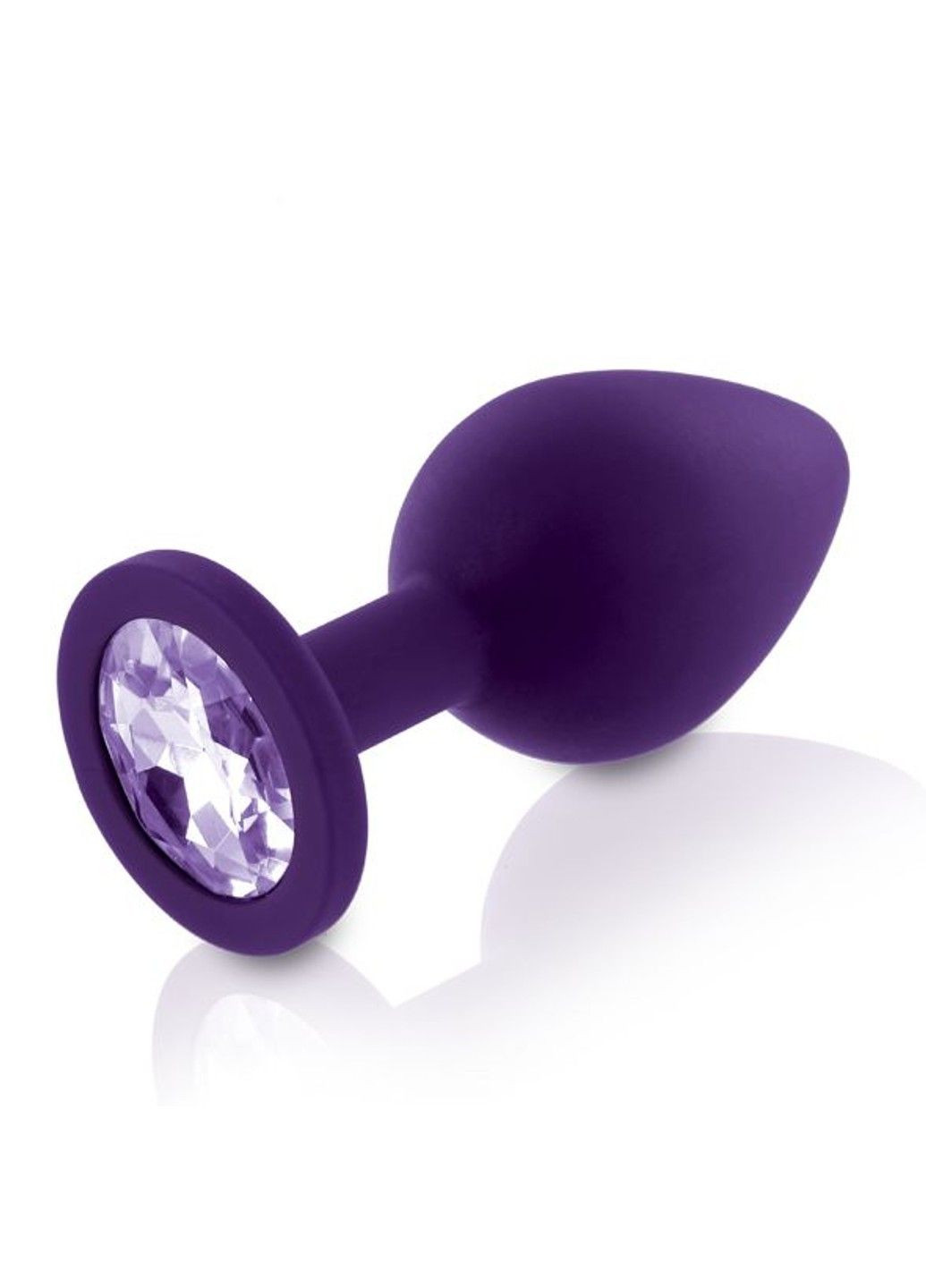 Набор анальных пробок с кристаллом : Booty Plug Set Purple, диаметр 2,7см, 3,5см, 4,1см RIANNE S (293246197)