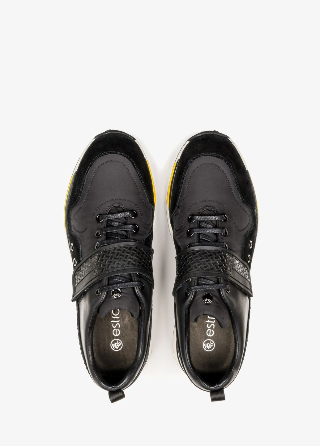 Черные демисезонные кроссовки, цвет черный Estro