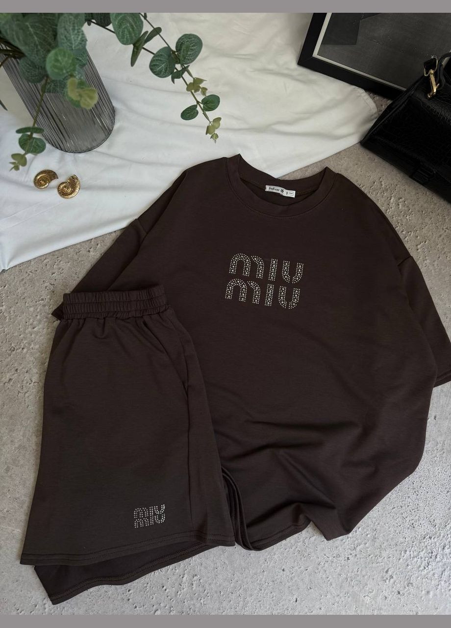 Женский костюм футболка + шорты Style Point (333655862)