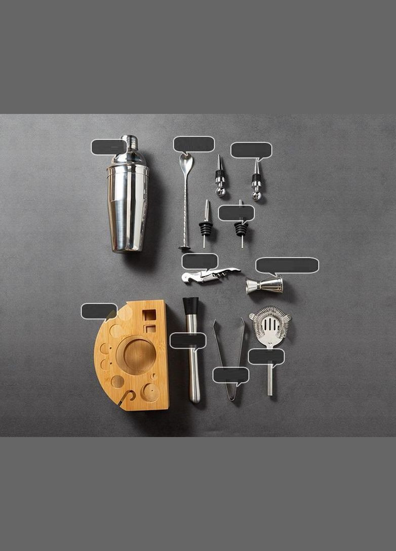 Комплект для изготовления коктейлей 12в1 750 мл (H051212) Bart (349844177)