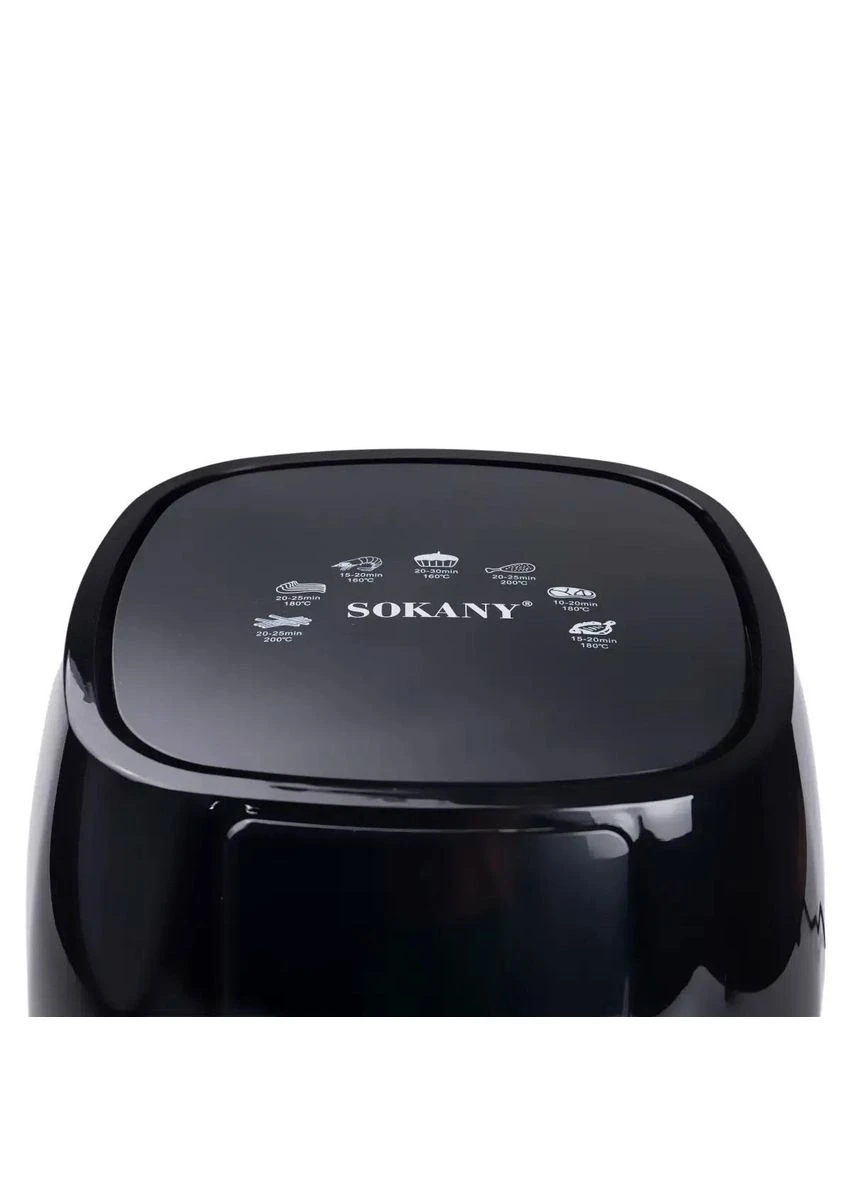 Аэрогриль-фритюрница SK-8018 электрическая на 5л 1400 Вт черная Sokany (368767206)