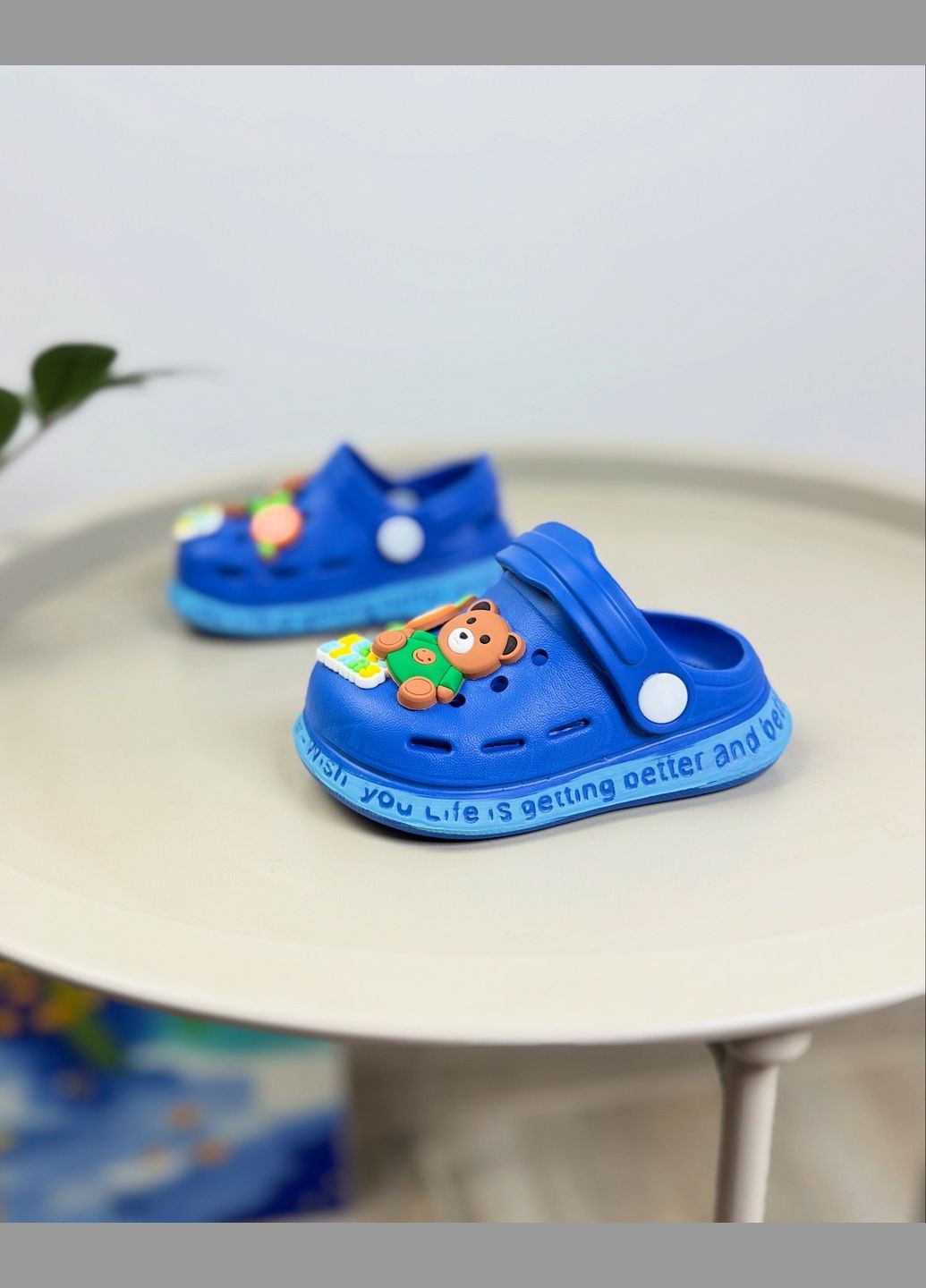 Детские крокси синие 1534 No Brand (333341931)