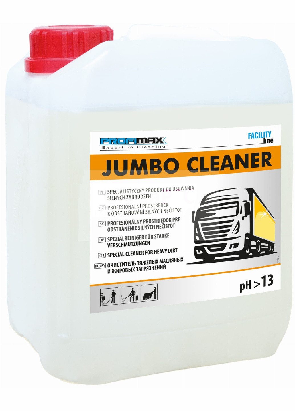 Профессиональное чистящее средство напольных покрытий для очень сильных загрязнений PROFIMAX JUMBO CLEANER 5л (3042) Lakma (263433597)