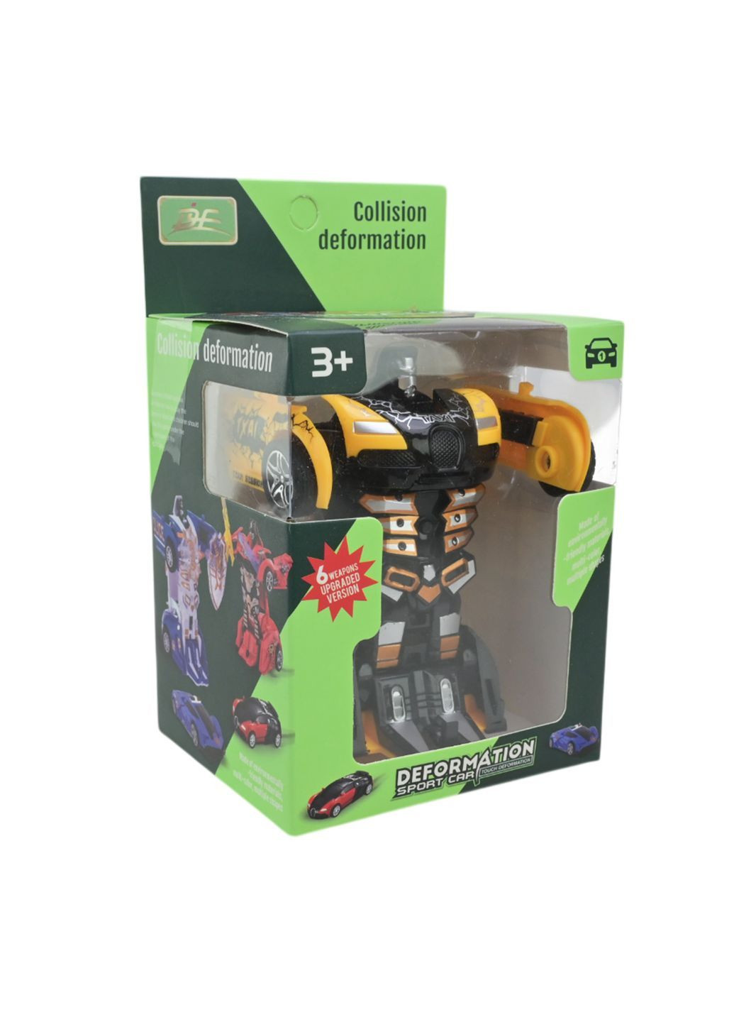 Трансформер-машина с инерционным механизмом, игрушка в ассортименте - No Brand B1528-3B (371927590)