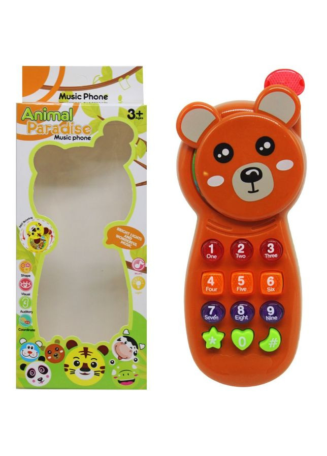 Музыкальная игрушка "Мишка-телефон" MIC (292252524)