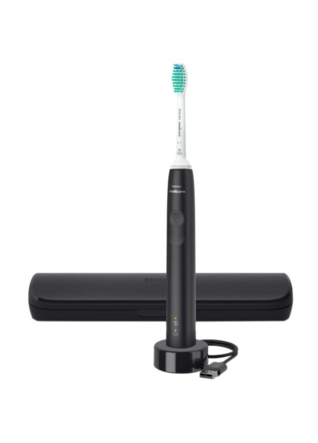 Электрическая зубная щетка HX3673/14 Sonicare Black Philips (306581503)