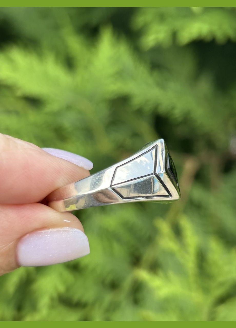 Печать серебряная с золотом и ониксом 765з, размер No Brand (335871838)