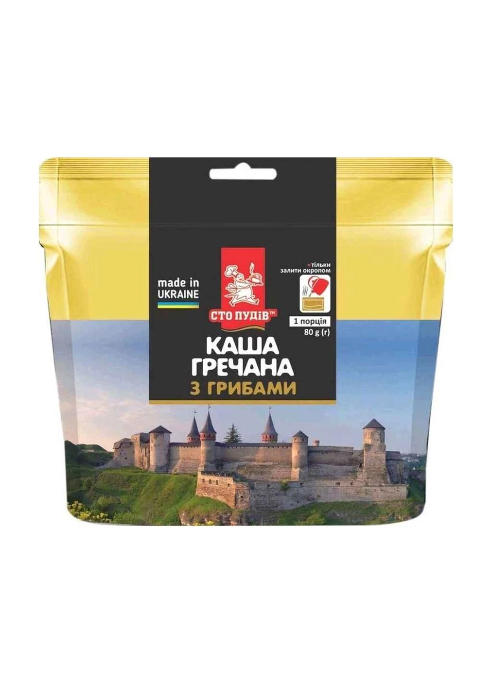 Каша гречана 80г з грибами ТМСТО ПУДІВ No Brand (391730262)